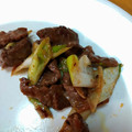 ミイシ's cooksnap of when they made 牛肉と白ネギのオイスターソース炒め.