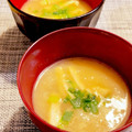 t0mt0mt0m's cooksnap of when they made とろろ汁じゃないよ♪とろろ味噌汁だよ♫.