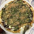 まめたぬき。's cooksnap of when they made フライパンで豚ひき肉とキャベツお好み焼き.