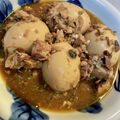 yu🐓's cooksnap of when they made ！！爆誕！！サバ缶入り半熟煮卵♪絶品♪.