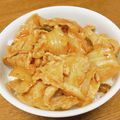vabochan's cooksnap of when they made 激ウマ！簡単豚キムチ丼。.