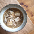 みるく茶's cooksnap of when they made 厚揚げときのこのみそ汁簡単ダイエットにも.