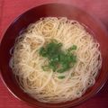 caruga's cooksnap of when they made 風邪ひいたら、にゅうめん。.