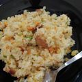 toumi's cooksnap of when they made 豚の生姜焼きで簡単チャーハン.