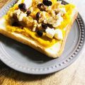 カズ形33's cooksnap of when they made かぼちゃペーストとクリームチーズトースト.