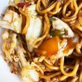 67luna's cooksnap of when they made とんかつソースで焼きそば！？.