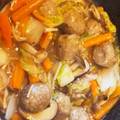 pei1201's cooksnap of when they made 肉だんごと白菜の和風とろみ炒め.