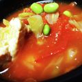 クックRM6XJA☆'s cooksnap of when they made ピリ辛✾キャベツと 鶏ささみのトマト煮.