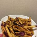 ｼﾏｼﾞｰ's cooksnap of when they made レンジで簡単時短タレ＊カリカリ大学芋.