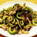 かなりんココりん's cooksnap of when they made ゴーヤと茄子の炒めもの.