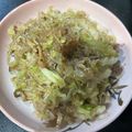 ＭＩ−ＳＡＮ's cooksnap of when they made ヘルシーなしらたき焼きそば.