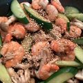 クックDMEKPK☆'s cooksnap of when they made 海老とズッキーニの中華炒め.