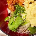 usa39's cooksnap of when they made 丸亀期間限定！　タル鶏天ぶっかけうどん♪.