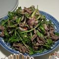 chihirola's cooksnap of when they made 牛肉とパクチーのサラダ.