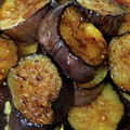 スーちん☆彡's cooksnap of when they made 焼き茄子の粒マスタードソース.