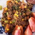 ありりりす's cooksnap of when they made カレールーで作る簡単ドライカレー.