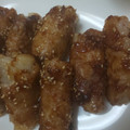 クック5KPMQT☆'s cooksnap of when they made サクとろっ♡長芋の豚肉まきまきの照り焼き.