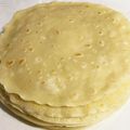 たんたたんたん☆'s cooksnap of when they made 流して簡単　トルティーヤ&クレープ生地.