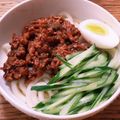ポニーリボン's cooksnap of when they made ジャージャー麺風～肉味噌うどん～.