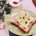 クックHG9V8Y☆'s cooksnap of when they made 玉ねぎとツナのチーズマヨトースト.