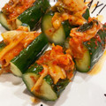 ああーちゃｎ's cooksnap of when they made 胡瓜・キムチで簡単おつまみ★オイキムチ.