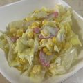 papikun's cooksnap of when they made かまぼこ・コーン・キャベツのマヨサラダ♪.
