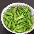 jyurinrin's cooksnap of when they made スナップエンドウの下処理＆冷凍保存方法.