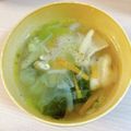 こーやんたん's cooksnap of when they made 余った鶏皮で☆チキンと野菜のスープ.