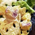 mummypig's cooksnap of when they made さつま芋とれんこんのカレーマヨサラダ.