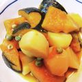 お山のエイ's cooksnap of when they made かぼちゃとジャガイモ煮.
