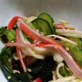 クックUC1YUV☆'s cooksnap of when they made 即席◎きゅうりワカメのカニカマ中華和え.