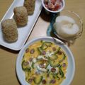 よちりん's cooksnap of when they made ゴーヤとウインナーのぺらぺら焼　醤油マヨ.