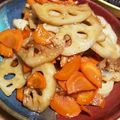 豆乳pudding's cooksnap of when they made 常備菜! 基本の 蓮根きんぴら.