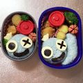 Chaaa_room's cooksnap of when they made レインボーフレンズ　ブルー　キャラ弁.