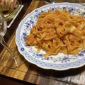 ちがしけんいひ's cooksnap of when they made 海老とモッツァレラのトマトクリームパスタ.