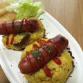 Sac’HiNa's cooksnap of when they made mフライパンde!カレーウインナーパン.