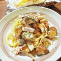 ハチワレねこ's cooksnap of when they made 【プロの本格】栗とキノコのクリームパスタ.