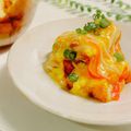 柚子♡⸝⸝⸝'s cooksnap of when they made 厚揚げのカニカマ玉子餡掛け.