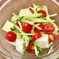 azbjbn's cooksnap of when they made さっぱり夏野菜のお豆腐サラダ.