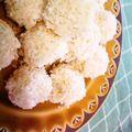 竹っ子's cooksnap of when they made 純白の雪のようなココナッツのお山さん.