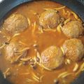 ラフロイグ31年's cooksnap of when they made 簡単☆主人も子供も大好き煮込みハンバーグ.