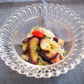 バカリャウ's cooksnap of when they made パクチーと蒸し鶏とナスのエスニック和え物.