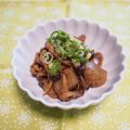 バカリャウ's cooksnap of when they made こんにゃくときのこのガーリックバター醤油.