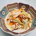 バカリャウ's cooksnap of when they made 簡単！キャベツの甘酢漬けササミ塩昆布和え.