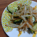ぬぴこちゃん's cooksnap of when they made ✿もやしときゅうりのおかか和え✿.