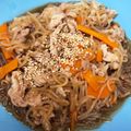ホネヌキゾンビ's cooksnap of when they made 簡単！激ウマ！豚バラしらたきチャプチェ風.