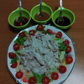 55才のおじさん's cooksnap of when they made 簡単コツ１つ！しっと〜り柔らか♡冷しゃぶ.