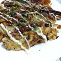 natsukori's cooksnap of when they made キャベツ１玉使ったお好み焼き.