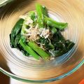 かなちん0807's cooksnap of when they made つるむらさきのお浸しINゴマ油.