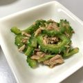 haru♩'s cooksnap of when they made ゴーヤとツナのナムル風.